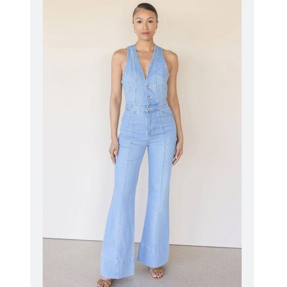 Free People We The Free Stratus Jumpsuit New! - Picture 8 of 16